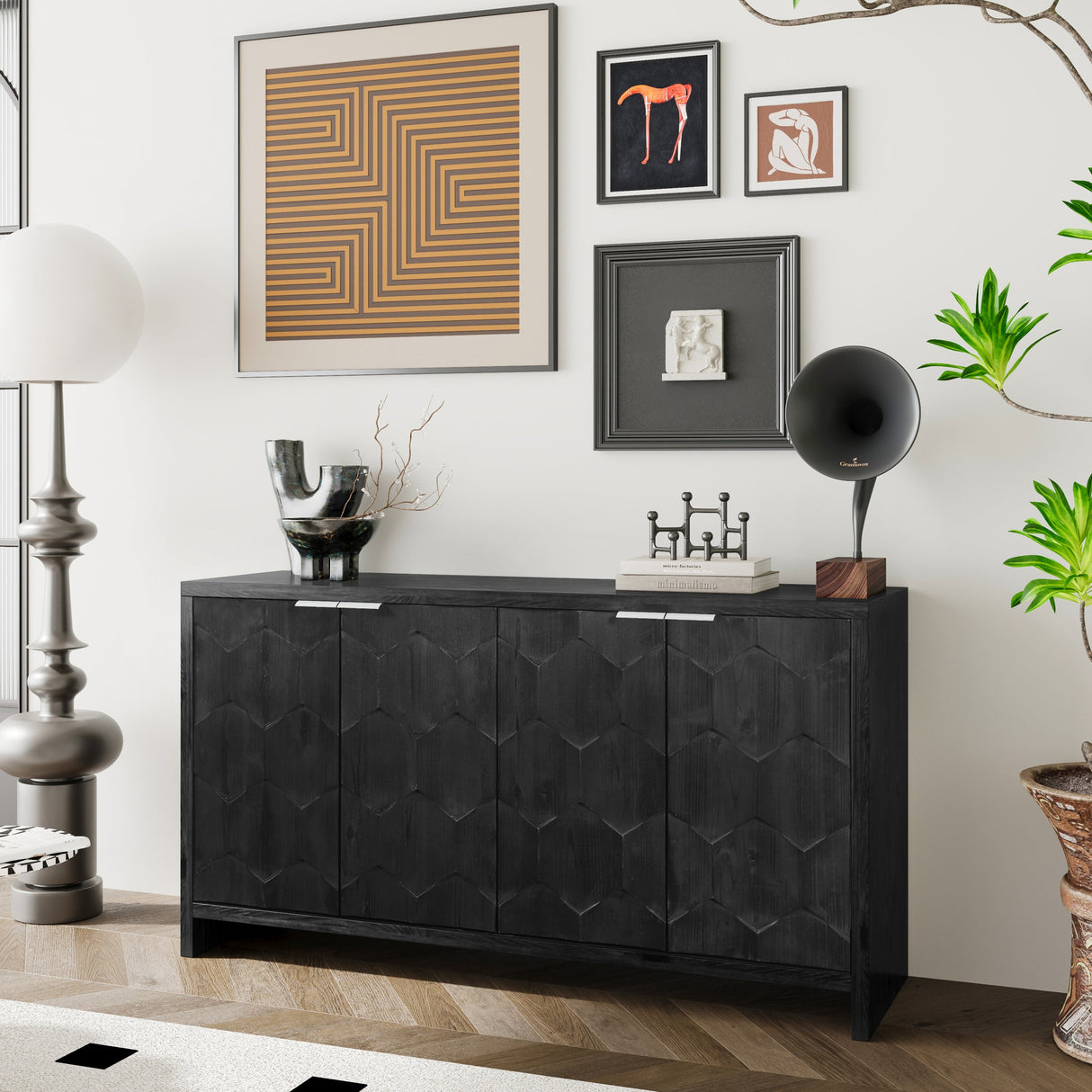 Modern Accent Sideboard