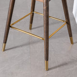 Leland Fabric Upholstered Wingback Bar Stools, Set of 2