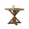 Firlo 36" Counter Height Dining Table with Cross-Buck Pedestal Base