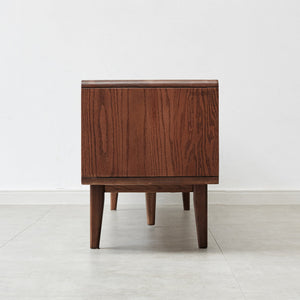Walnut Color North America A Grade Solid TV Cabinet