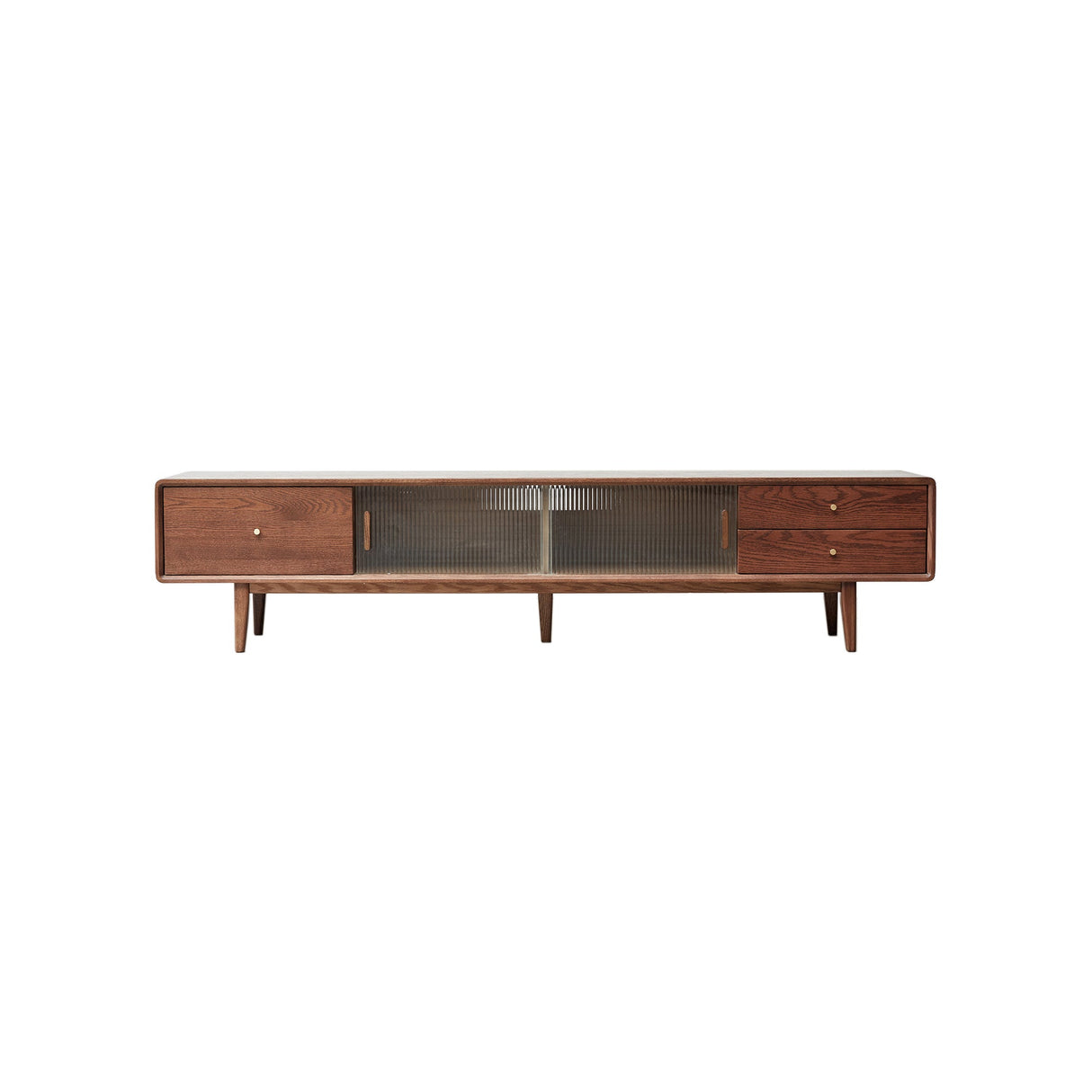 Walnut Color North America A Grade Solid TV Cabinet