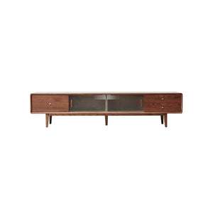Walnut Color North America A Grade Solid TV Cabinet