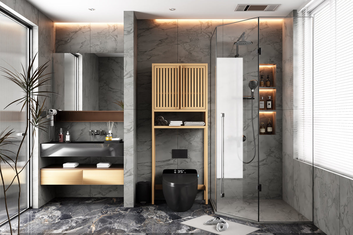 Toilet Storage Rack - Independent Bathroom & Laundry Room