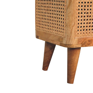 Soli Wood Larissa Lid-up Storage Stool, Oak-ish