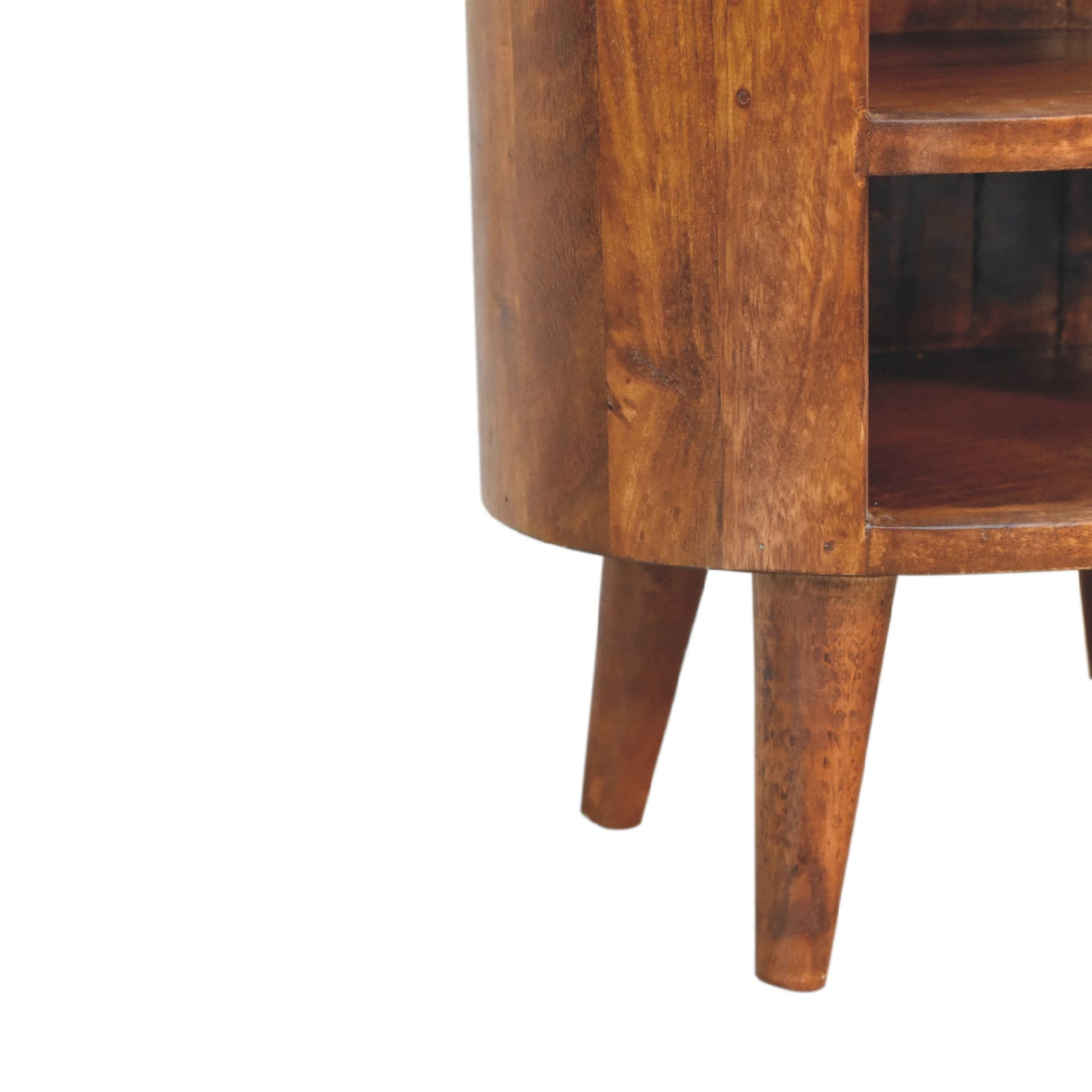Solid Wood Cortez Nightstand - Chestnut Finish