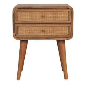 Close-Knit 2-Drawer Nightstand, Nordic Legs