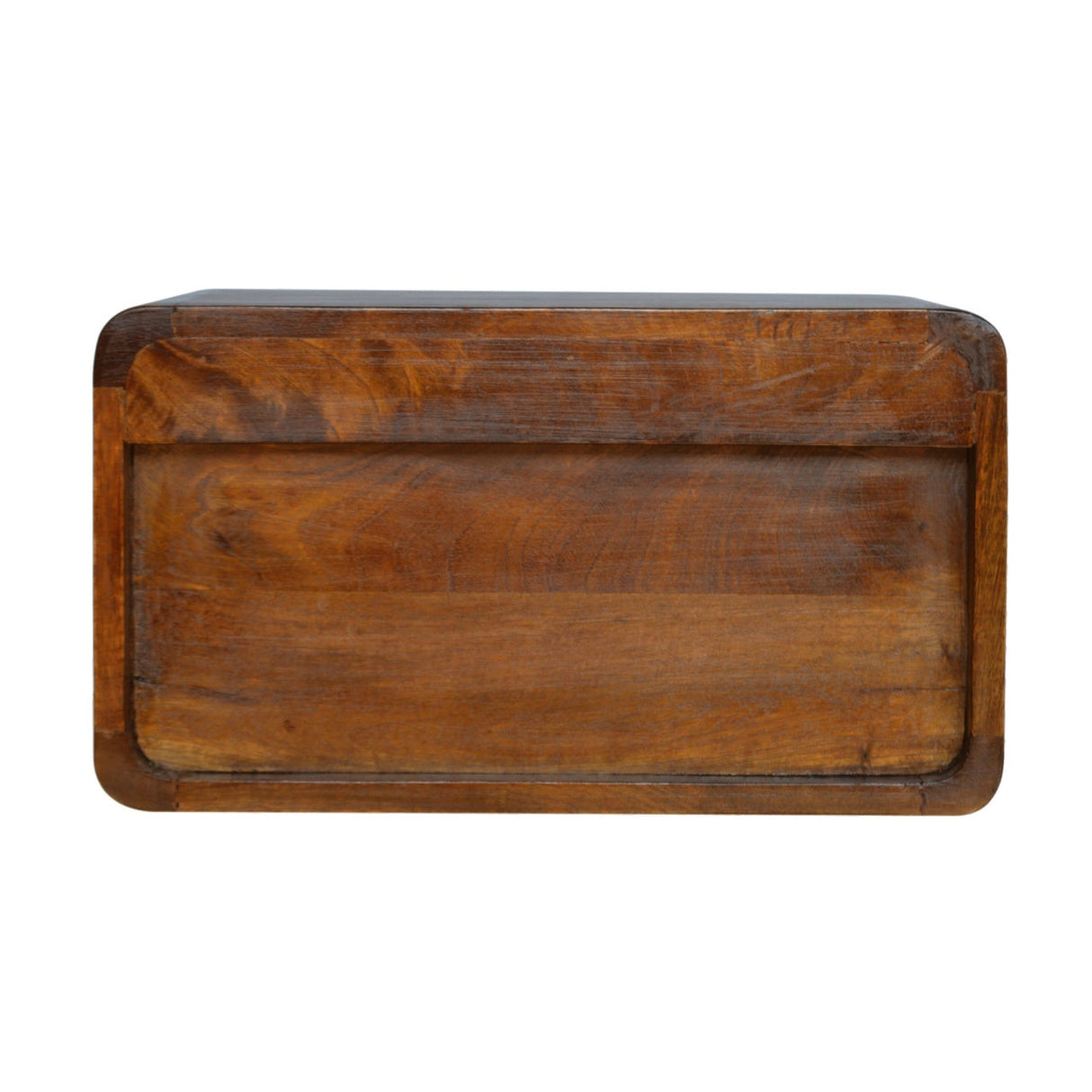 Solid Wood Curve Floating Nightstand
