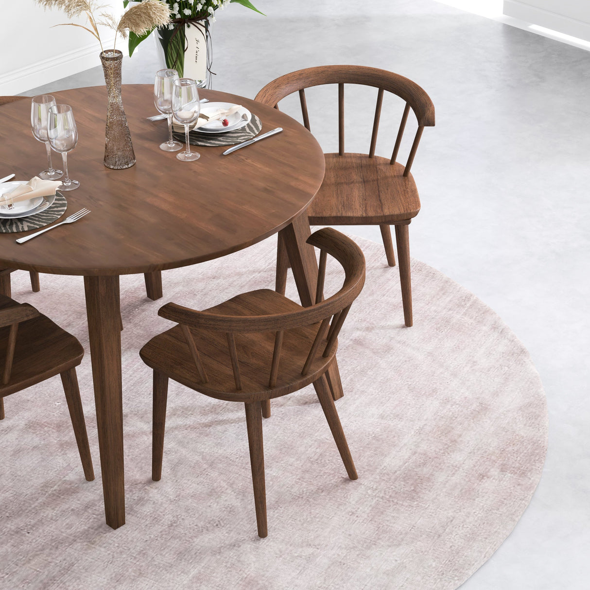 Kingsley Mid-Century Modern Dining Chairs, Set of 2
