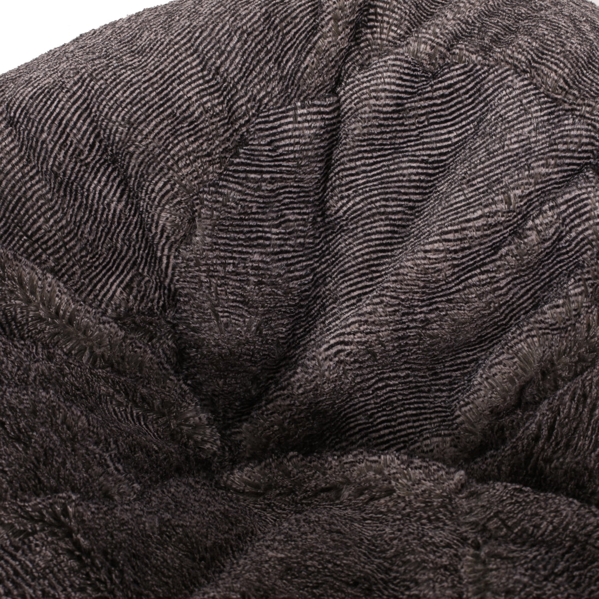 Vida 3 Foot Rounded Faux Fur Bean Bag