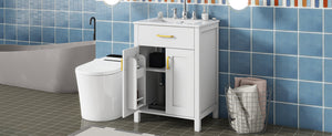 24" Bathroom Vanity Combo with Ceramic Sink