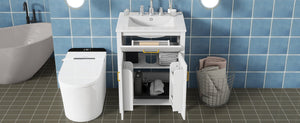 24" Bathroom Vanity Combo with Ceramic Sink