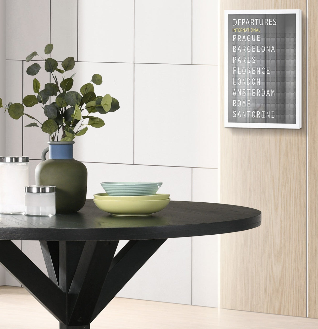 Firlo Dining Table with Cross-Buck Pedestal Base