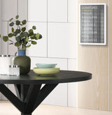 Firlo Dining Table with Cross-Buck Pedestal Base