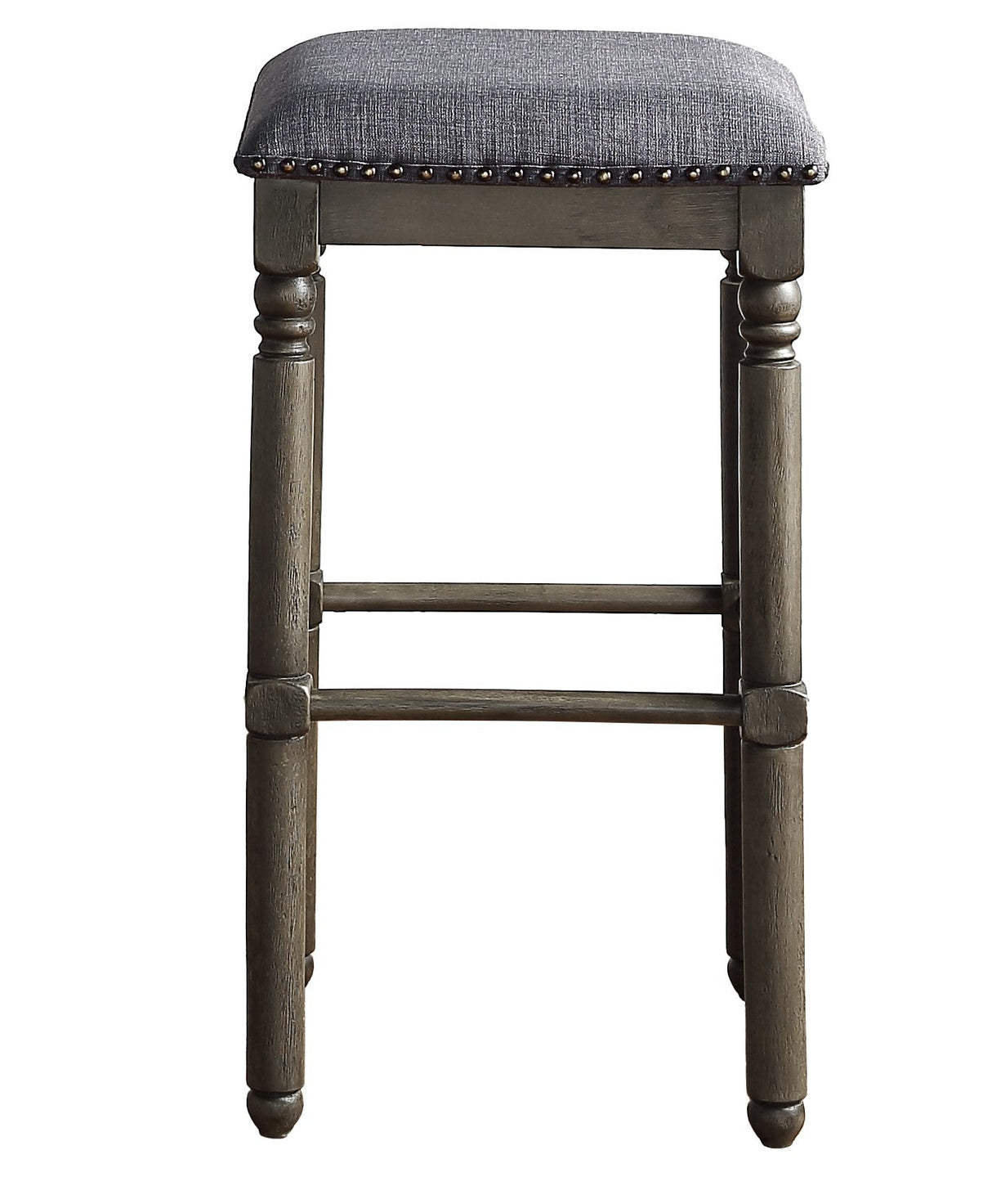 Arnhem Wood Upholstered Bar Stools, Set of 2