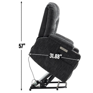 Large Power Lift Recliner Chair with Massage and Heat