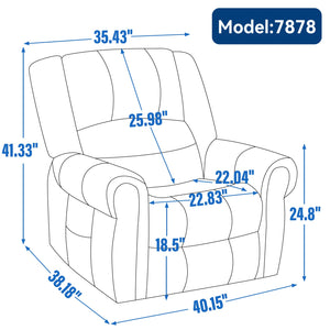Power Lift Recliner Chair with Heat and Massage