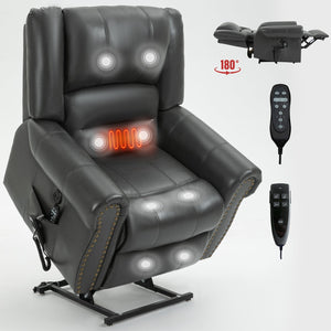 Power Lift Recliner Chair with Heat and Massage