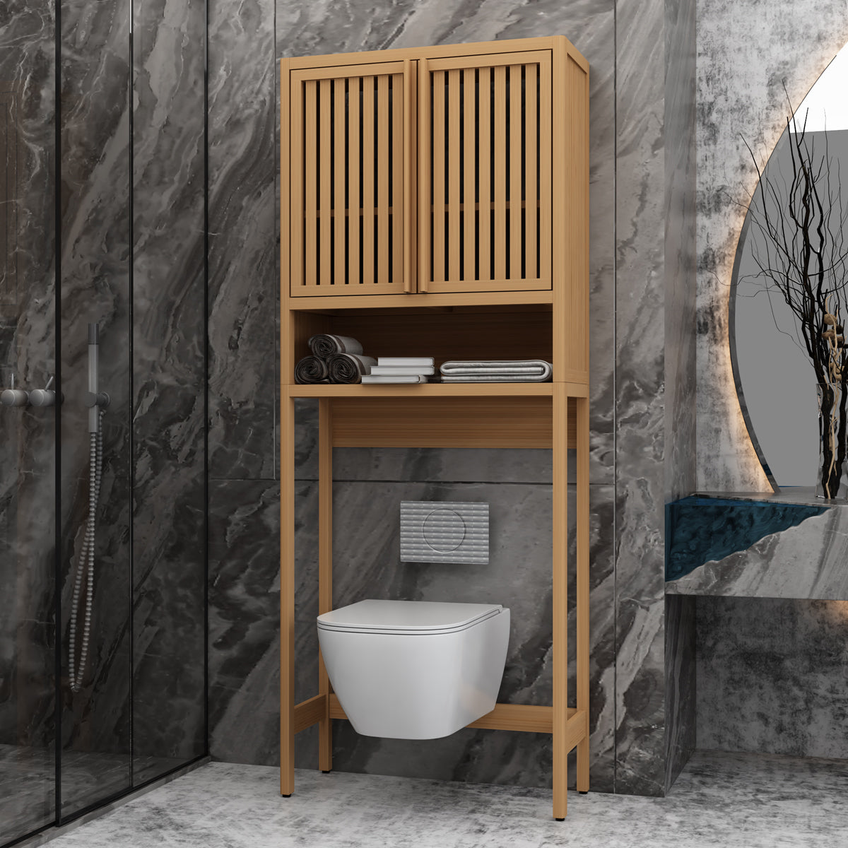 Toilet Storage Rack - Independent Bathroom & Laundry Room