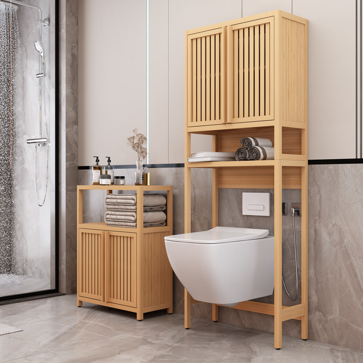 Toilet Storage Rack - Independent Bathroom & Laundry Room