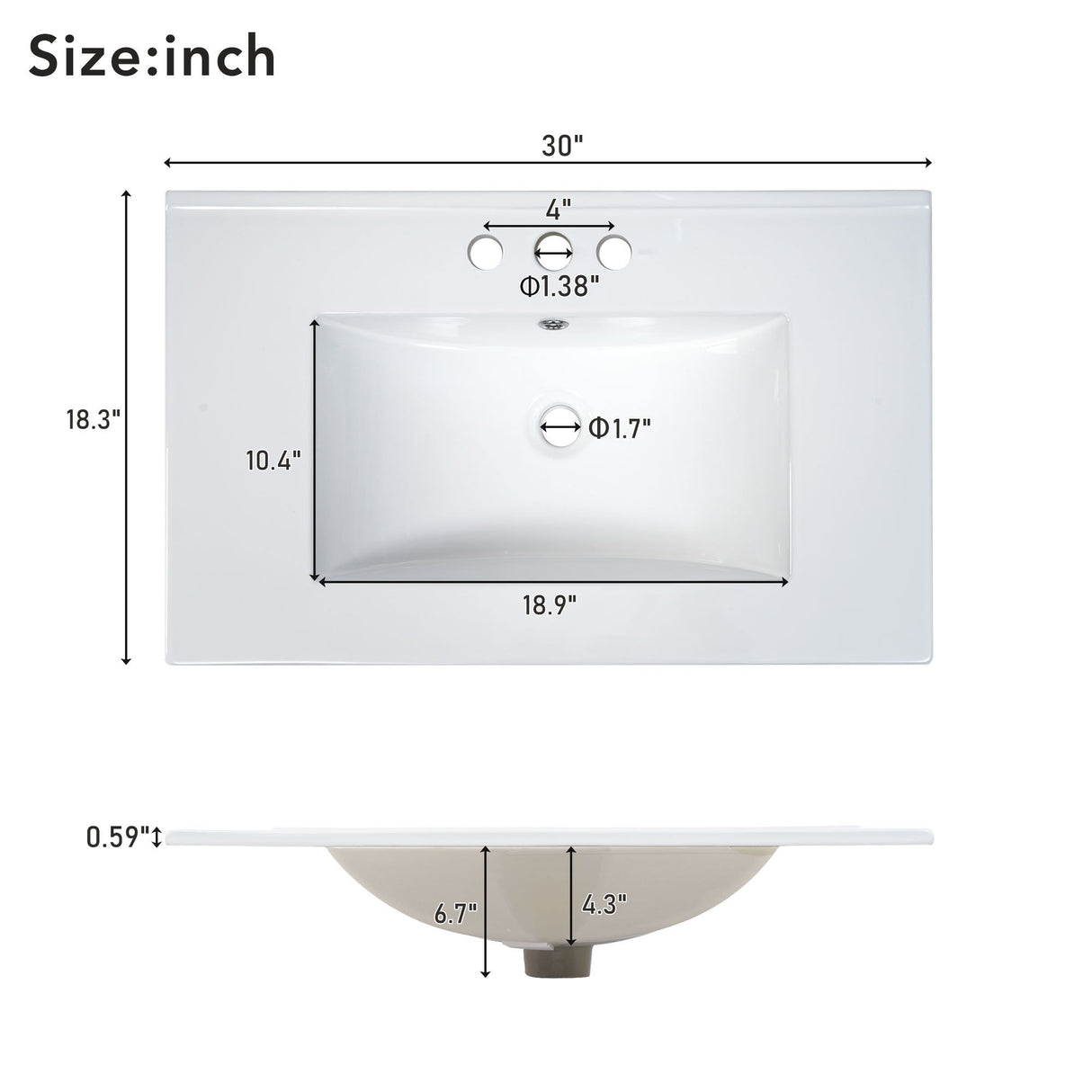 30" Bathroom Vanity