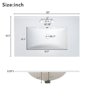 30" Bathroom Vanity