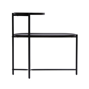 Round Coffee Table with Storage Tray