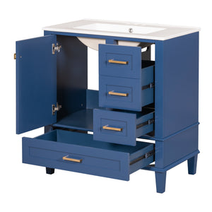 30" Bathroom Vanity with Sink Combo Set