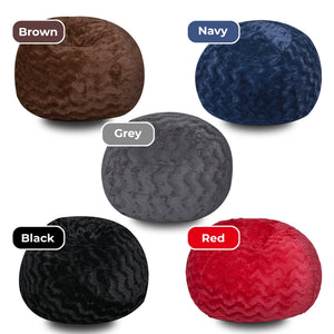 Faux Fur Bean Bag Chair – 5ft Cozy Lounger