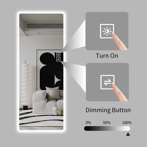 Lighted Full Length Mirror
