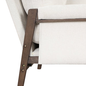 Kelly Mid-Century Modern Velvet Accent Armchair