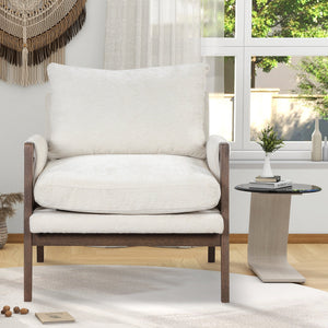 Kelly Mid-Century Modern Velvet Accent Armchair