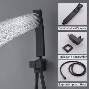 10 Inch Shower Head Bathroom Luxury Rain Mixer Shower Complete Combo Set