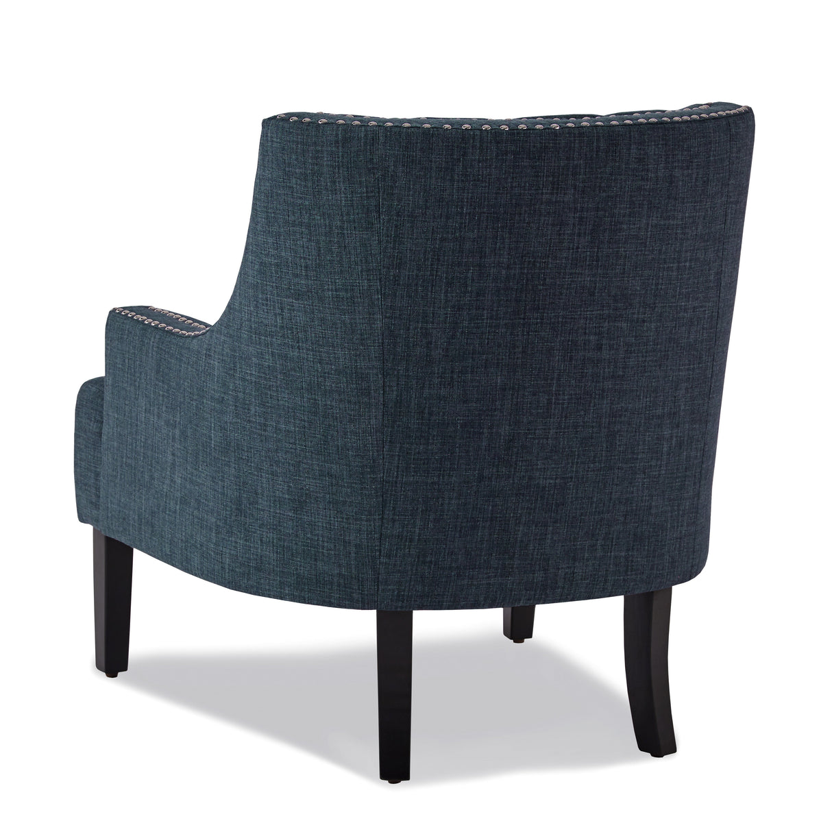 Button Tufted Sloped Arm Accent Chair