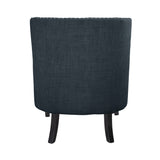 Button Tufted Sloped Arm Accent Chair