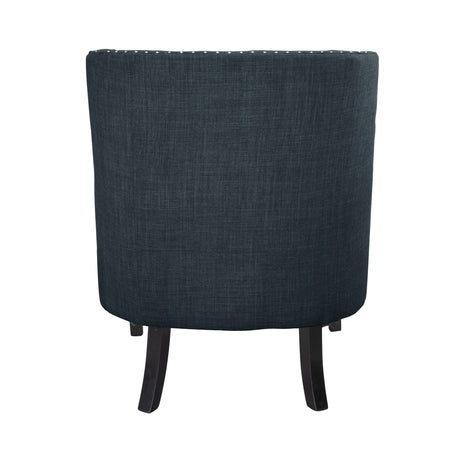 Button Tufted Sloped Arm Accent Chair