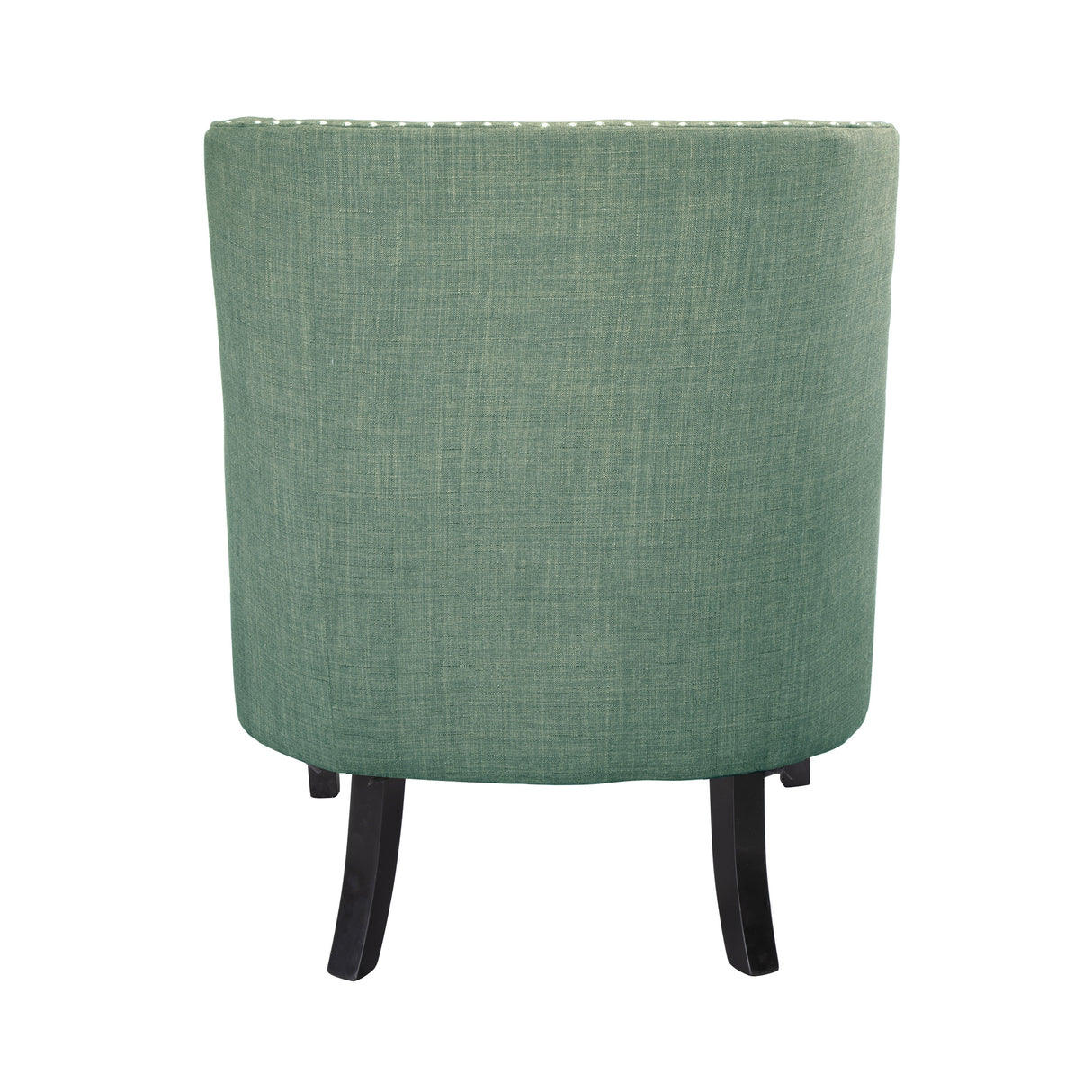 Button Tufted Sloped Arm Accent Chair