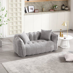 Soft Beanbag Chair with High Resilience Foam Core