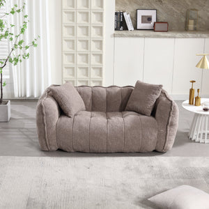 Soft Beanbag Chair with High Resilience Foam Core