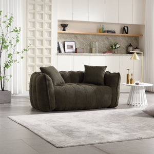 Soft Beanbag Chair with High Resilience Foam Core