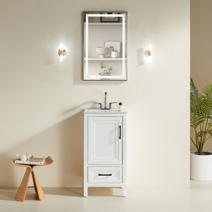 Fully Assembled 18'' Bathroom Vanity