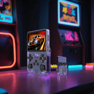 RetroRush Ultimate Retro Handheld Gaming Console – 128GB Pocket Arcade, Hi-Res Screen, 20k Games!