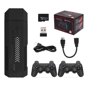 Retro 4K HDMI Game Stick – 30K+ Games with 2 Wireless Controllers