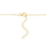 Gem Treasures Choice of 8mm Gemstone & White Zircon Station Necklace