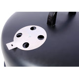 17 Inch Steel Charcoal Smoker Heavy Duty Round BBQ Grill