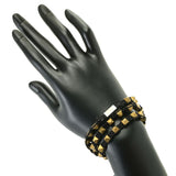Invicta Jewelry Men's Hematite Adjustable Wrap Bracelet