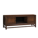 TM HOME 74" TV Stand Console, For TVs up to 85 inches, Two-Tone Finish