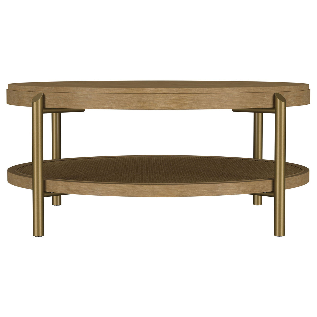 Benson - Round Table With Storage Shelf
