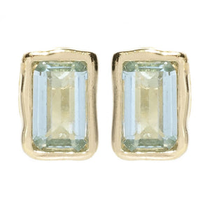 Toscana Italiana 18K Gold Plated Choice of Gemstone Stud Earrings