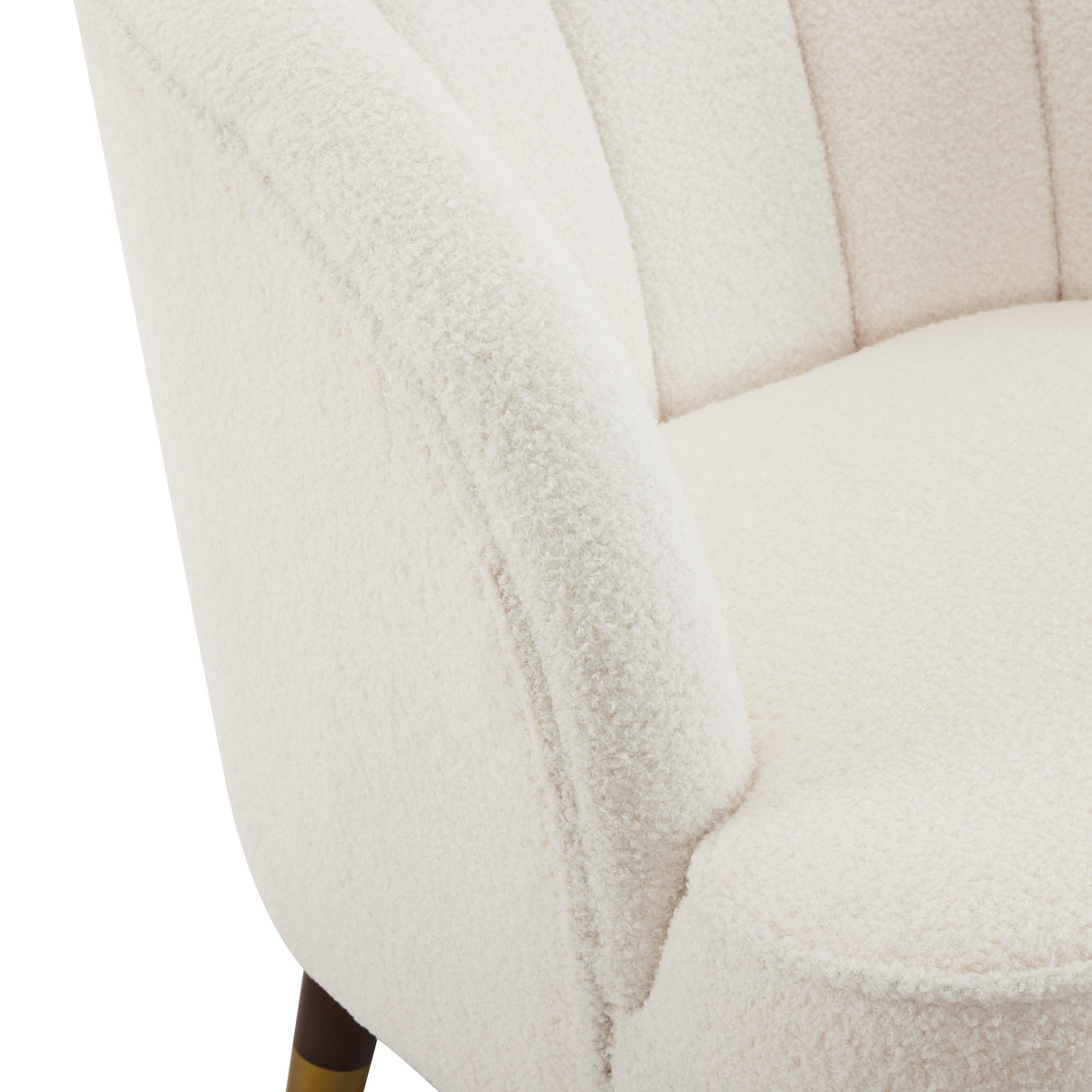 Upholstered Barrel Accent Chair