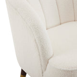 Upholstered Barrel Accent Chair